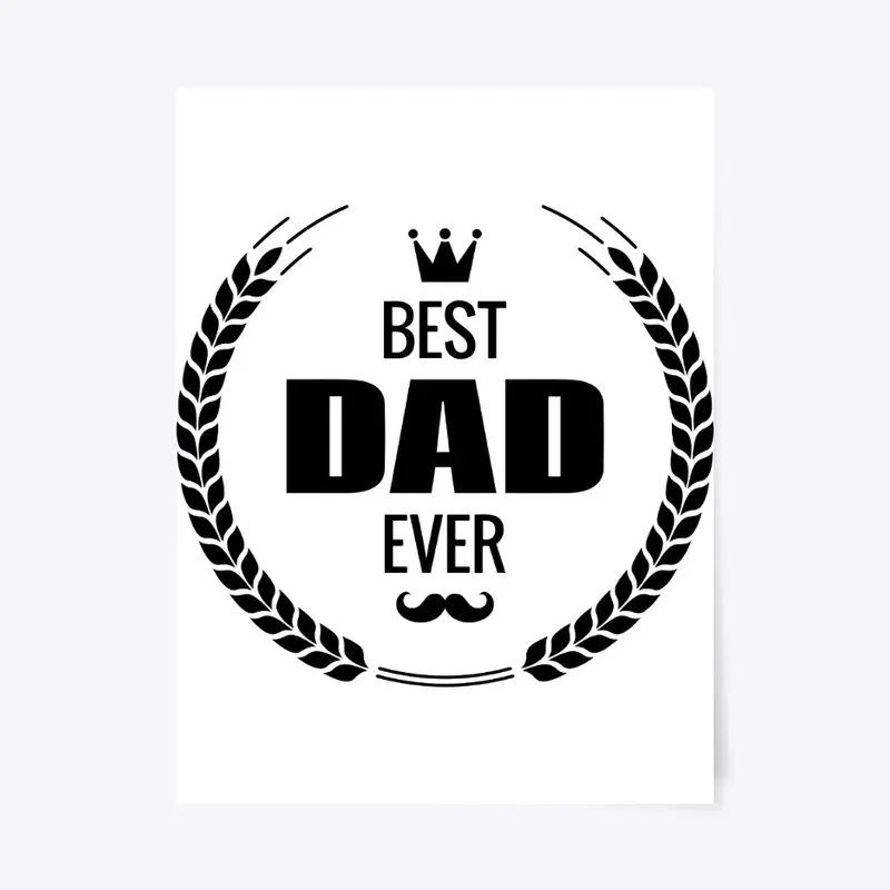 Best Dad Ever Logo