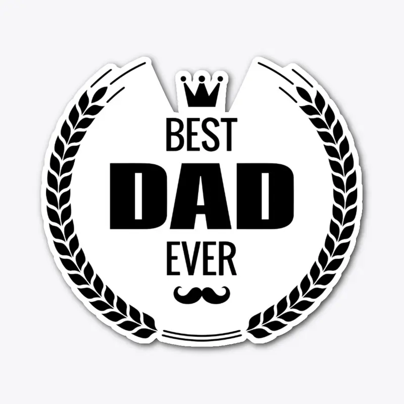 Best Dad Ever Logo