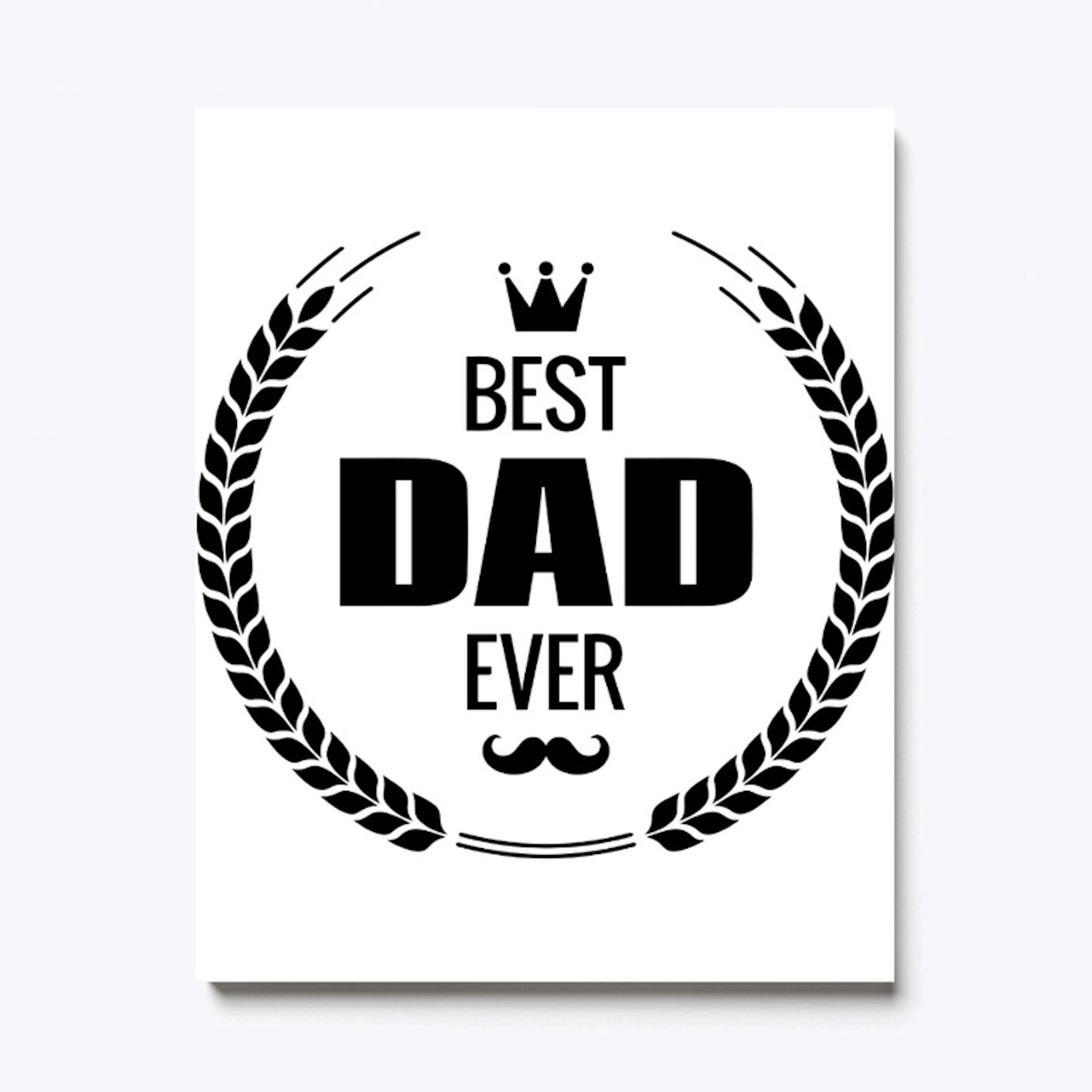 Best Dad Ever Logo