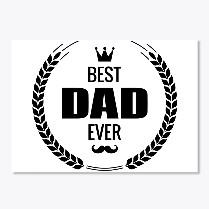 Best Dad Ever Logo