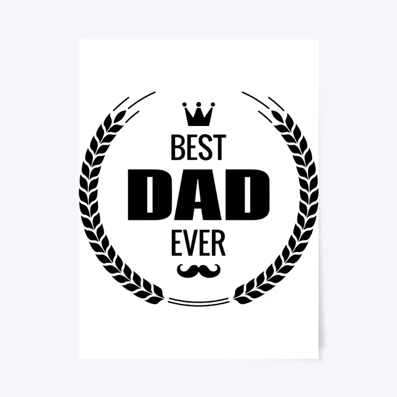 Best Dad Ever Logo